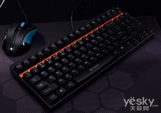 特权雷柏V500机械键盘开元棋牌谁说超窄边是手机(图4)